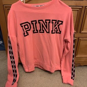 PINK neon pink crew neck
